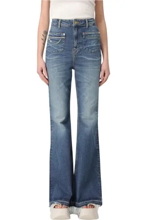 Ganni Dame, Jeans, Blå, W27