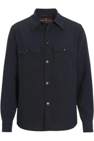 Oscar Jacobson Herre, Jakker, Blå, 3XL