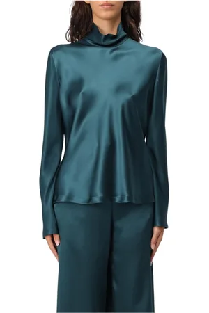 Giorgio Armani Dame, Bluser & Skjorter, Grønn, S