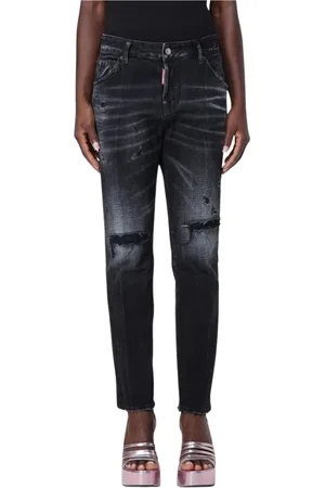 Dsquared2 Dame, Jeans, Svart, 2XS