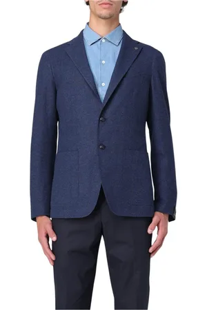 TAGLIATORE Herre, Jakker, Blå, 5XL
