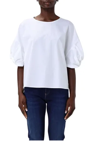 Emporio Armani Dame, Bluser & Skjorter, Hvit, S