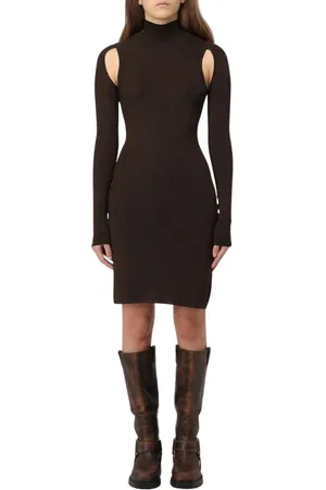 Helmut Lang Dame, Kjoler, Brun, M