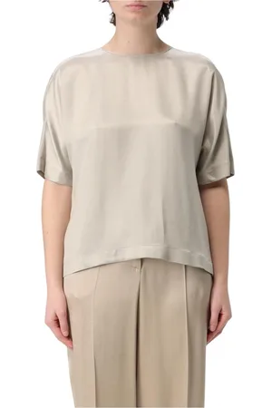 Giorgio Armani Dame, Bluser & Skjorter, Grå, 2XL