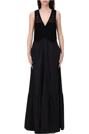 Twin-Set Dame, Kjoler, Svart, XS