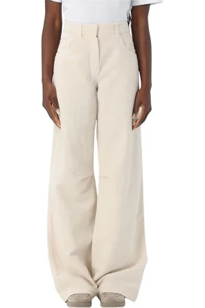 Brunello Cucinelli Dame, Jeans, Hvit, 2XS