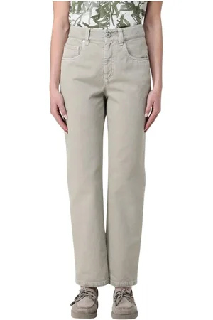 Brunello Cucinelli Dame, Jeans, Grå, XL