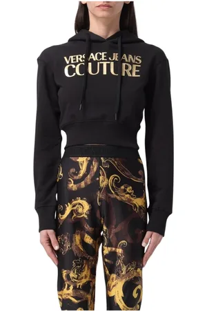 VERSACE Dame, Gensere & Hettegensere, Svart, XS