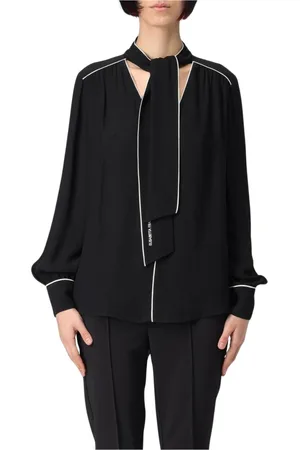 Elisabetta Franchi Dame, Bluser & Skjorter, Svart, 2XL