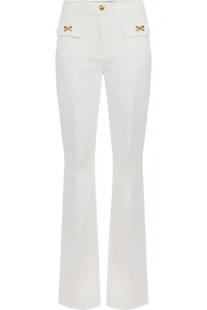 Elisabetta Franchi Dame, Jeans, Hvit, W25