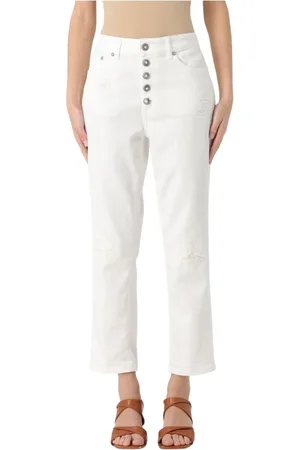 Dondup Dame, Jeans, Hvit, W29