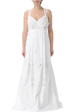 Alberta Ferretti Dame, Kjoler, Hvit, 2XS