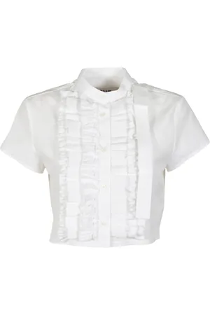 Msgm Dame, Bluser & Skjorter, Hvit, S