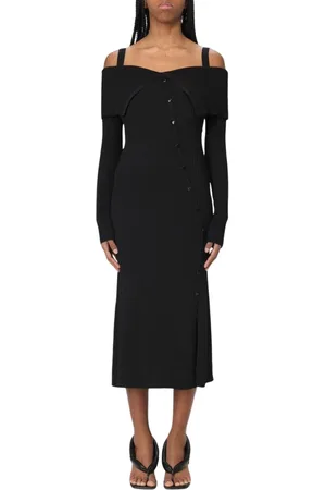 Twin-Set Dame, Kjoler, Svart, XS