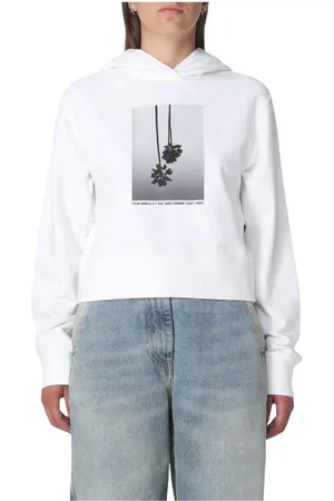 Palm Angels Dame, Gensere & Hettegensere, Hvit, S