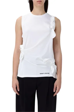 Elisabetta Franchi Dame, Topper, Hvit, M