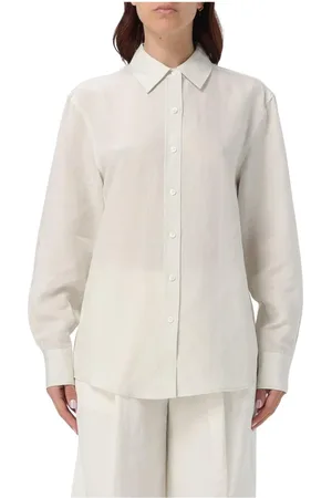 Calvin Klein Dame, Bluser & Skjorter, Hvit, S