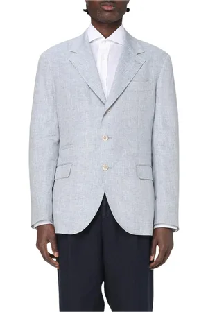 Brunello Cucinelli Herre, Jakker, Blå, 2XL
