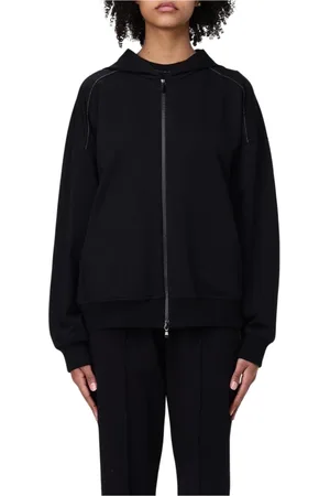 Brunello Cucinelli Dame, Gensere & Hettegensere, Svart, L