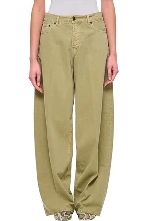 haikure Dame, Jeans, Grønn, W28