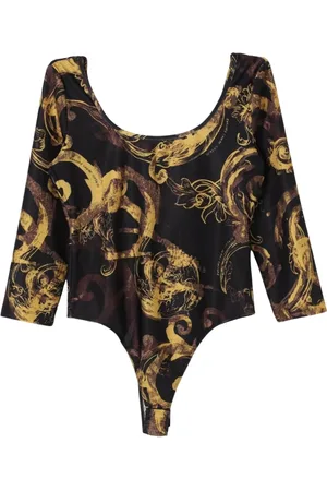 VERSACE Dame, Topper, Svart, 3XS