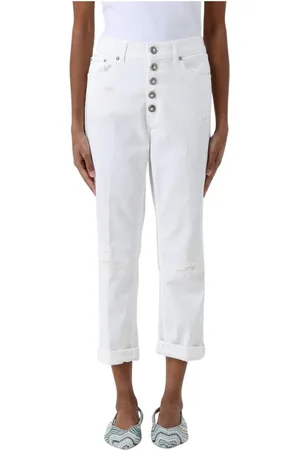 Dondup Dame, Jeans, Hvit, W30
