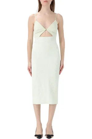 Elisabetta Franchi Dame, Kjoler, Grønn, XL