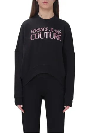 VERSACE Dame, Gensere & Hettegensere, Svart, XS