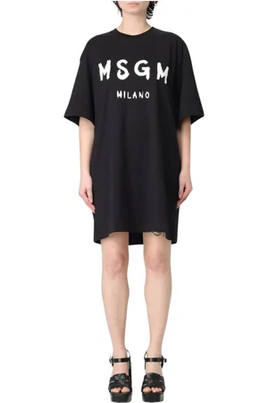 Msgm Dame, Kjoler, Svart, S
