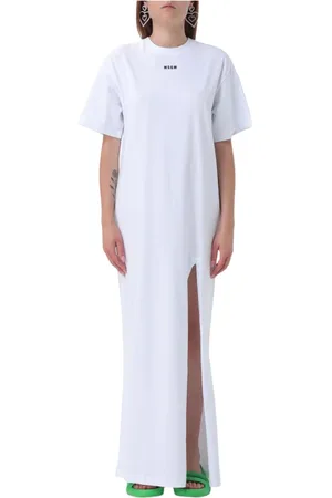 Msgm Dame, Kjoler, Hvit, S