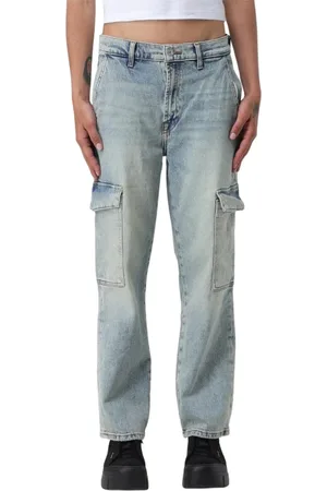 7 for all Mankind Dame, Jeans, Blå, W28