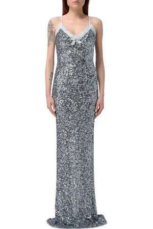 Elisabetta Franchi Dame, Kjoler, Blå, XS