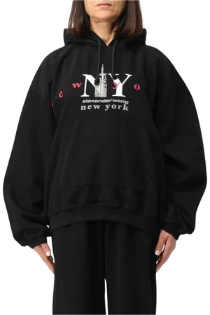 Alexander Wang Dame, Gensere & Hettegensere, Svart, S