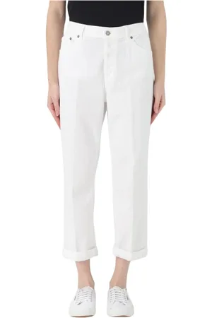 Dondup Dame, Jeans, Hvit, W27