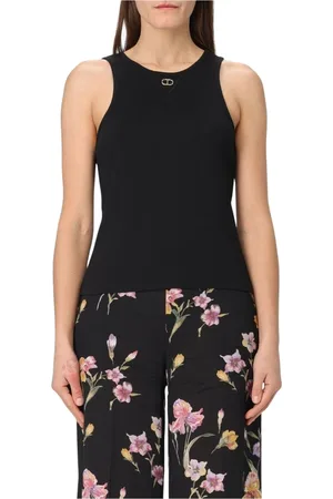 Twin-Set Dame, Topper, Svart, XS