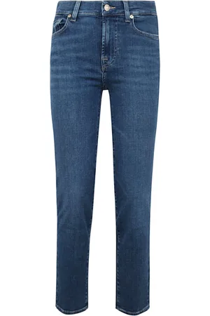 7 for all Mankind Dame, Jeans, Blå, W25