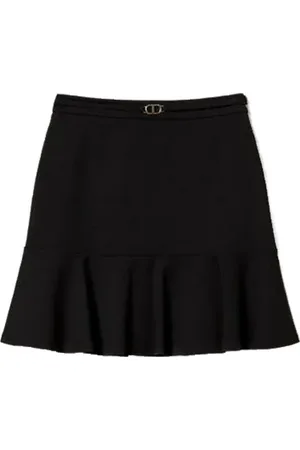 Twin-Set Dame, Skjørt, Svart, XS