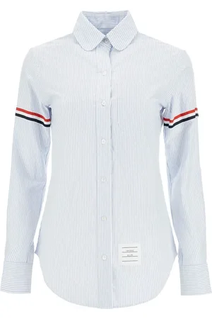 Thom Browne Dame, Bluser & Skjorter, Blå, XS
