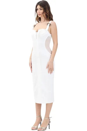 VERSACE Dame, Kjoler, Hvit, 2XS
