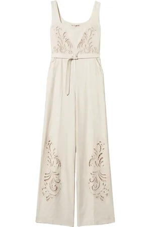 Twin-Set Dame, Jumpsuits & Playsuits, Hvit, S
