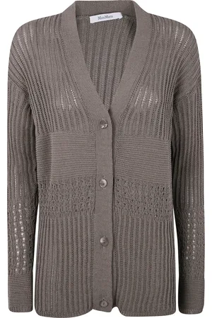 Max Mara Dame, Strikkevarer, Grå, M