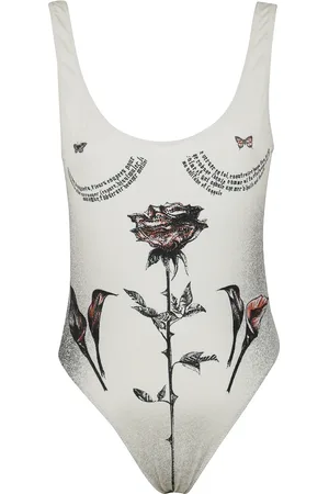 Jean Paul Gaultier Dame, Svømmetøy, Hvit, S