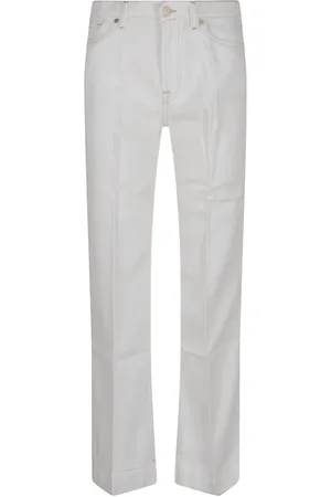 7 for all Mankind Dame, Jeans, Hvit, W24