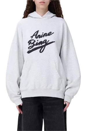 ANINE BING Dame, Gensere & Hettegensere, Grå, M