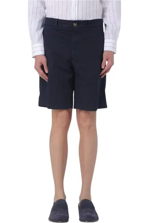 Brunello Cucinelli Herre, Shorts, Blå, XL
