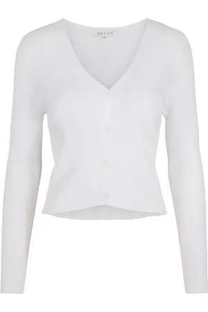 Haust Collection Dame, Strikkevarer, Hvit, 2XL