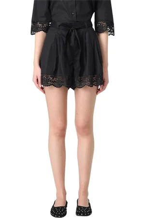 Twin-Set Dame, Shorts, Svart, 2XS