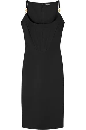 VERSACE Dame, Kjoler, Svart, S