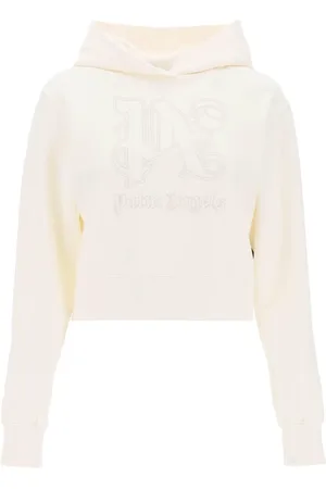 Palm Angels Dame, Gensere & Hettegensere, Hvit, S