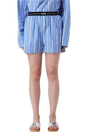 Msgm Dame, Shorts, Blå, S